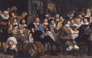Bartholomeus van der Helst Celebration zun peace of Munster in the general quarters of the St. Jorisdoele oil painting